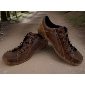 VNTG Men's Dr. Marten Brown Leather and Suede "Patch" Oxford  Style US 9M Casual